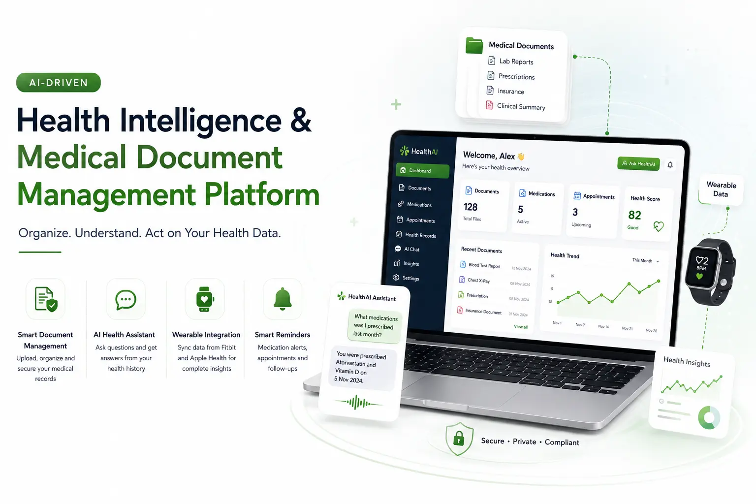 How We Built an AI-Driven Health Intelligence and Medical Document Management Platform