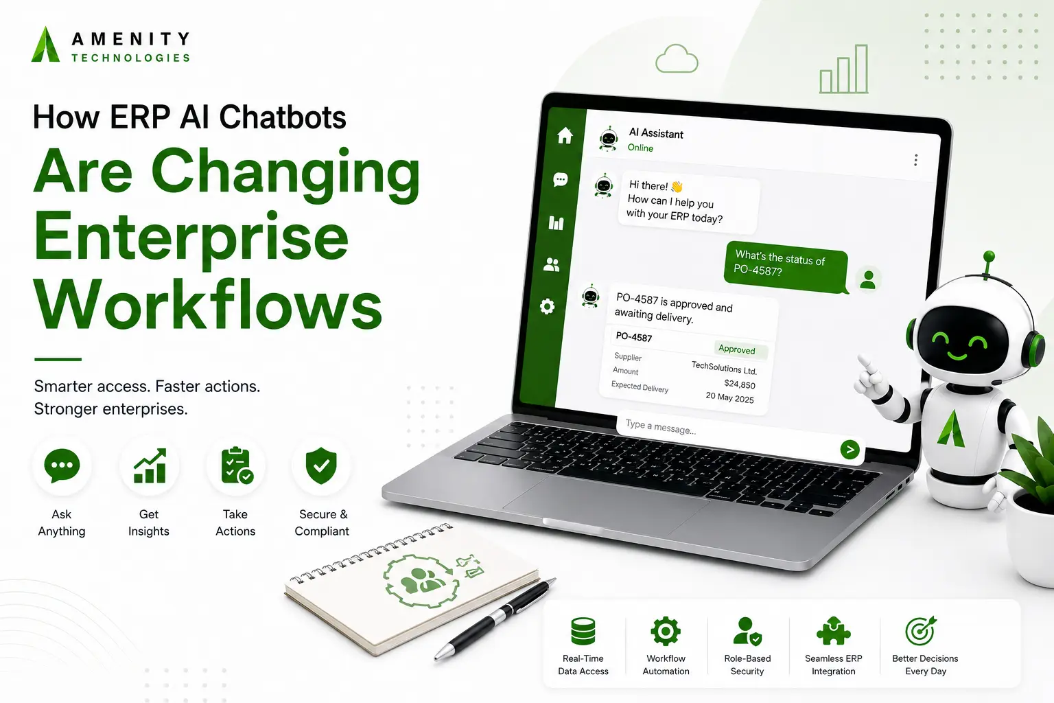 How ERP AI Chatbots Are Changing Enterprise Workflows